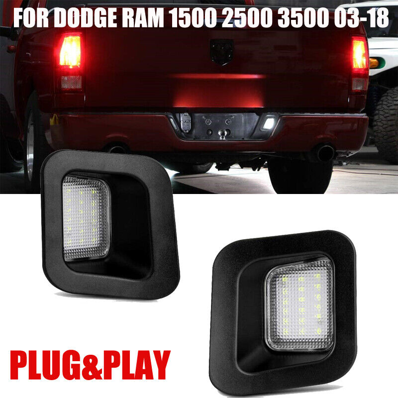 ram 2500 license plate light